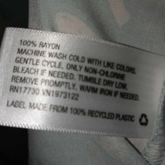 Ava & Viv White Sage Mint Green Graphic Belted Sleeveless Maxi Dress NWOT 3X - Picture 3 of 3